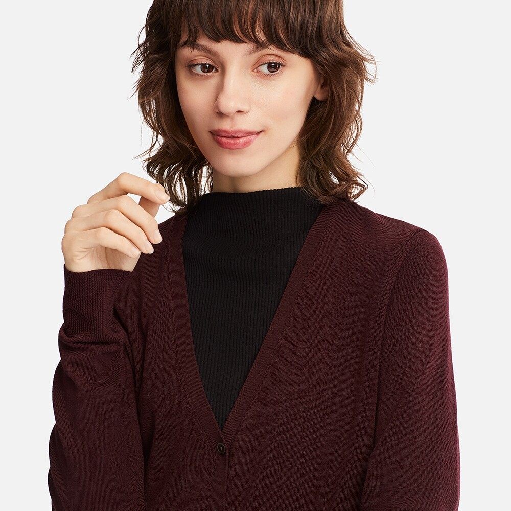 Cardigan UNIQLO    en Laine - Ref 3228459 Image 4