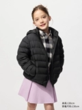 Детская одежда Uniqlo для мальчиков и девочек PUFFTECH, одежда из воздушного хлопка, куртка с капюшоном, которую можно стирать в машине, новый стиль 478123