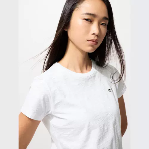 Модель сотрудничества Uniqlo/T2Classic Женская бамбуковая футболка для пряжи/коротки