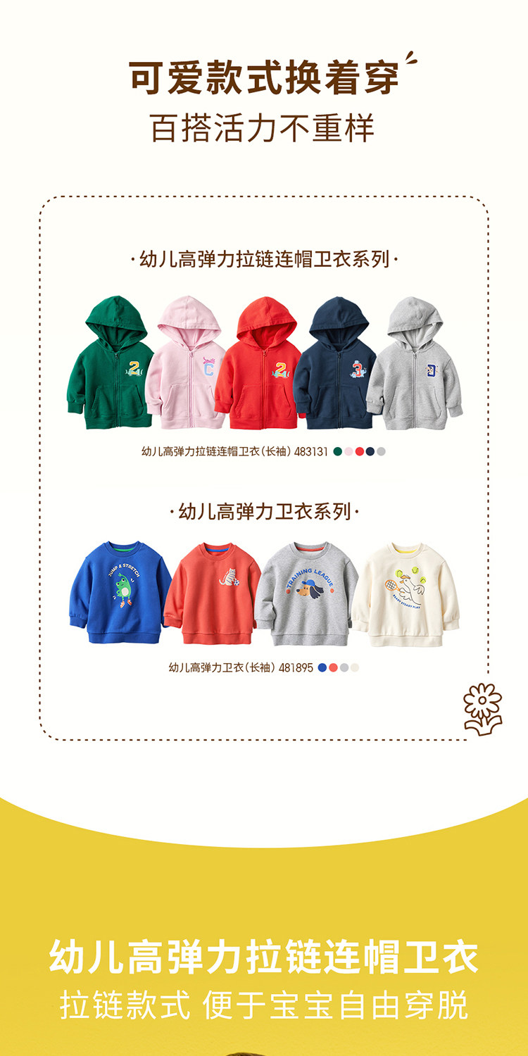 Uniqlo, детская эластичная спортивная толстовка с капюшоном для раннего возраста с молнией, спортивный лонгслив, кардиган 