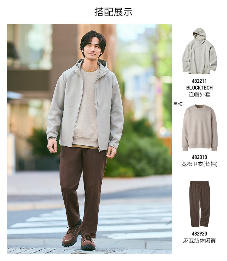 Uniqlo мужской женщины BLOCKTECH закрытый пальто куртка 482211 Uniqlo 