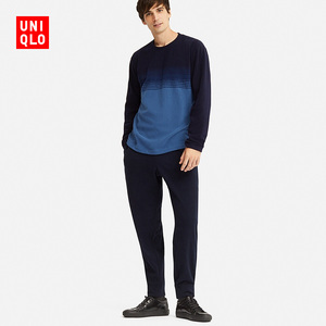 99元 UNIQLO 优衣库 411195 男士摇粒绒起居套装(长袖)