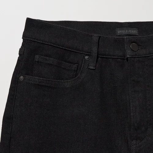 Мужские теплые джинсы HEATTECH приталенного кроя UNIQLO, можно стирать 459692 450250