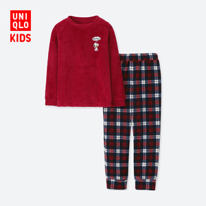 99元包邮  优衣库 摇粒绒起居套装(长袖) 412832