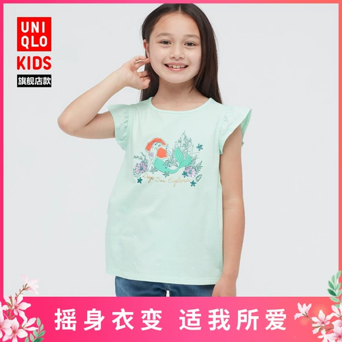 Uniqlo, Дисней, футболка для принцессы, детская одежда