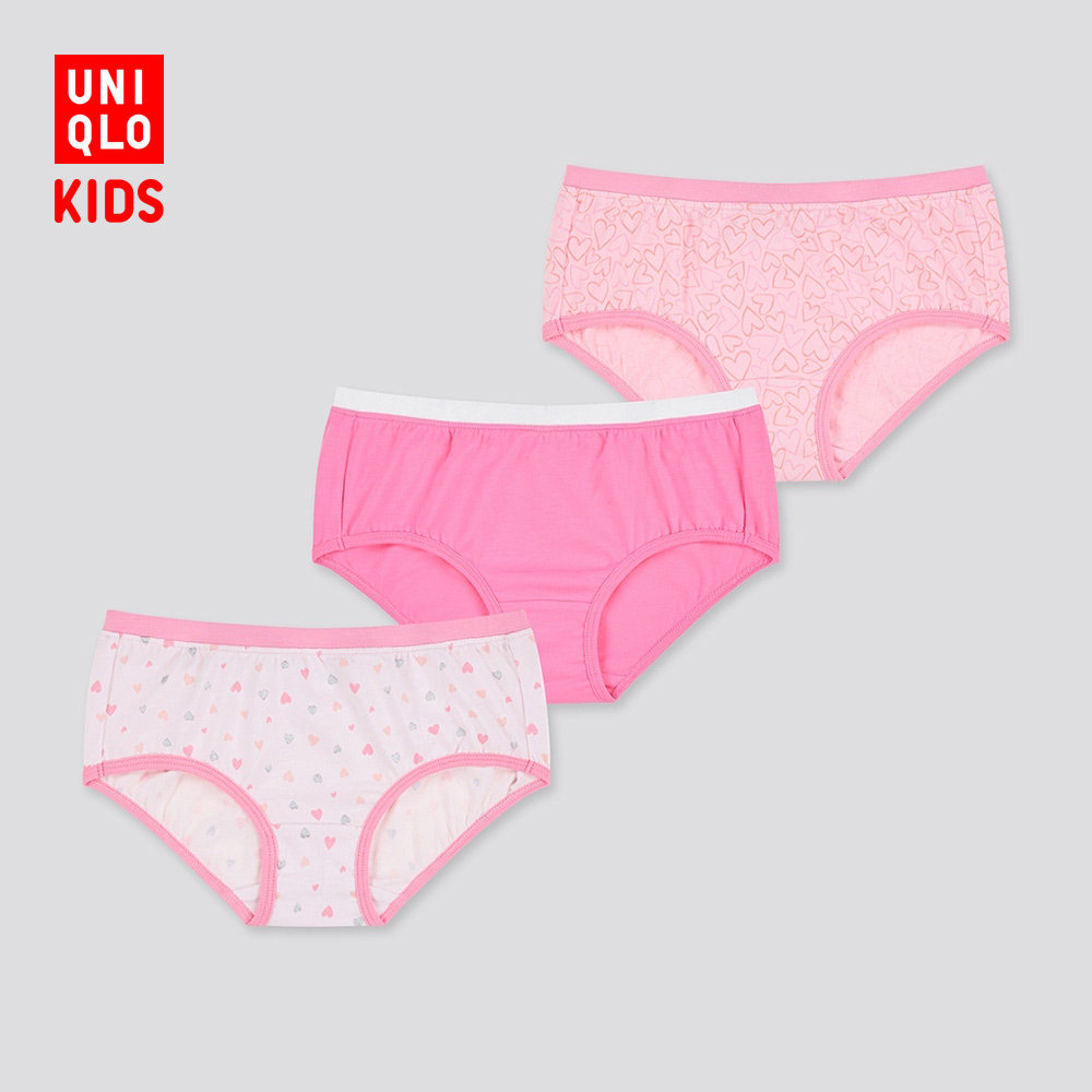 Uniqlo children's clothing girls shorts spring and summer (3 pieces of underwear) 434582