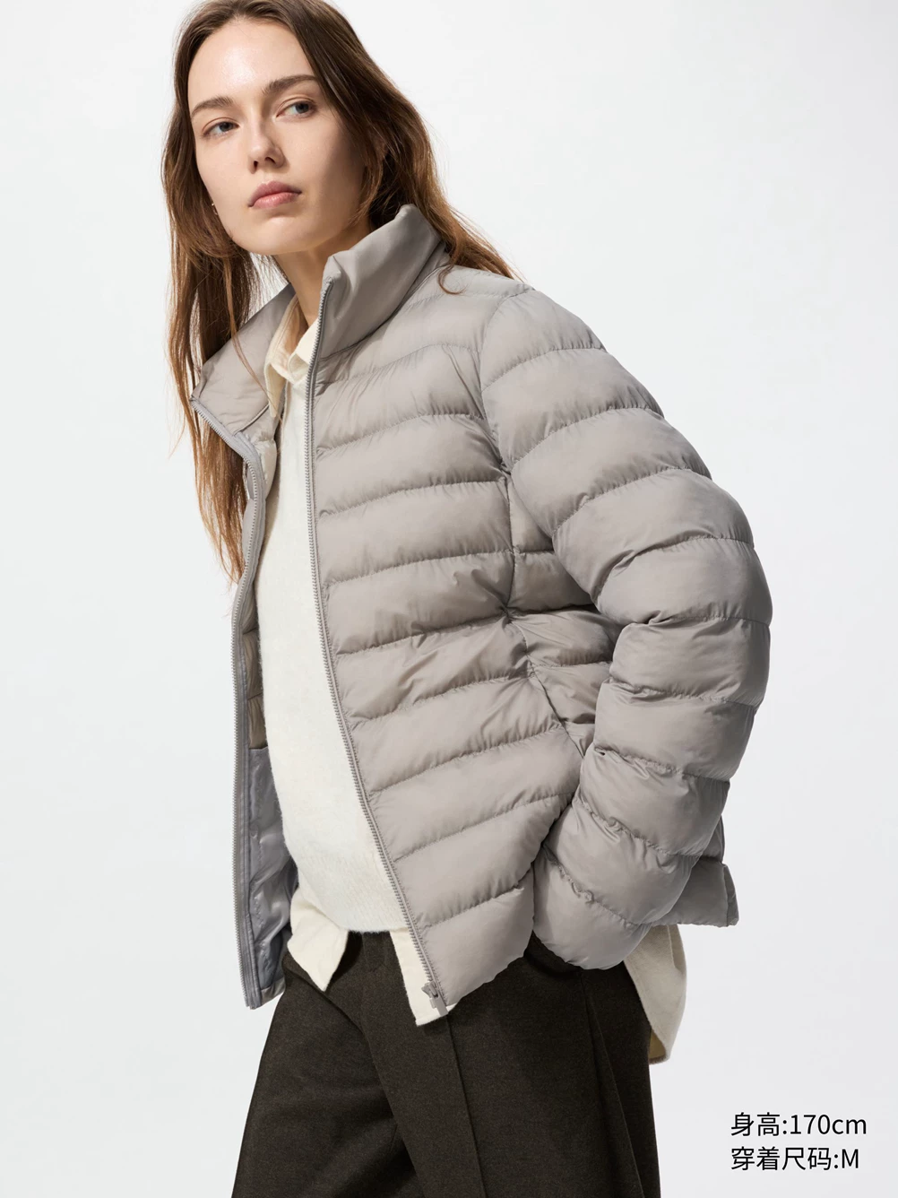 Женская пуховая куртка PUFFTECH Air Cotton от Uniqlo/пальто куртка 479751
