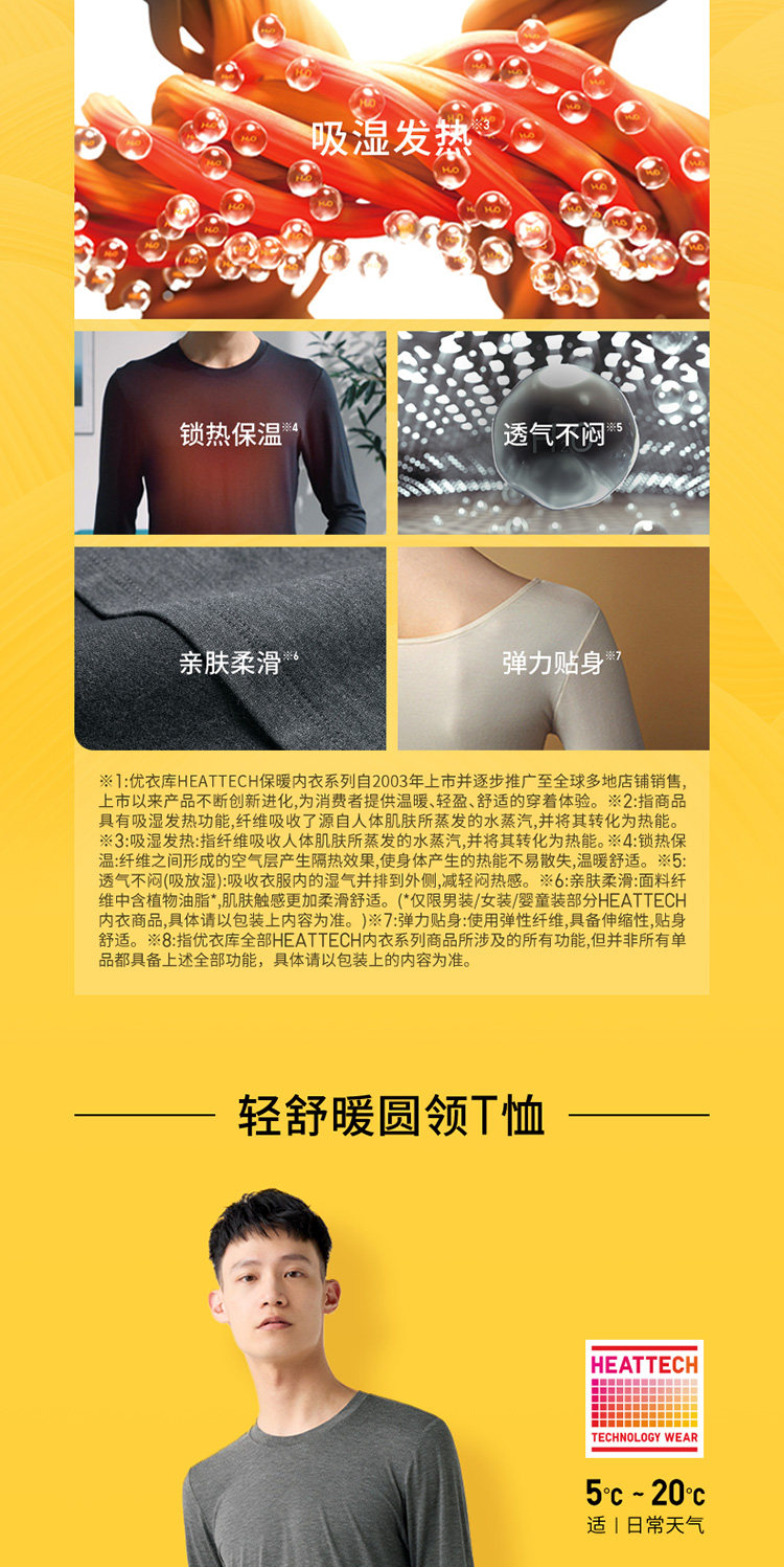 Uniqlo, футболка, удерживающее тепло термобелье, нижнее белье 
