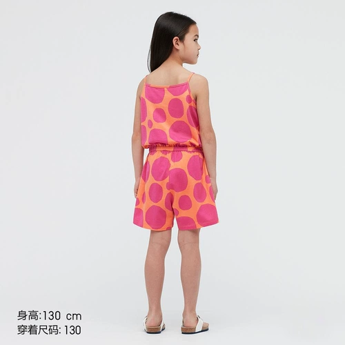 [Кооперативная модель] Детская одежда/девочка Marimekko, соединенное платье (Printed Summer) 438797 Uniqlo