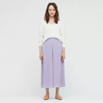 Uniqlo 女裝雪紡側開叉裙褲 半身裙 Uniqlo