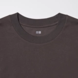 Uniqlo, мягкая футболка подходит для мужчин и женщин, цветной хлопковый лонгслив для отдыха