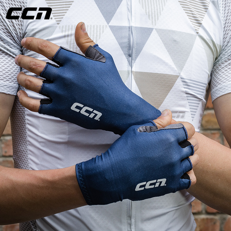 CCN road bike riding gloves Summer half finger breathable mountaineering bicycle gloves Men's and women's short finger cycling equipment