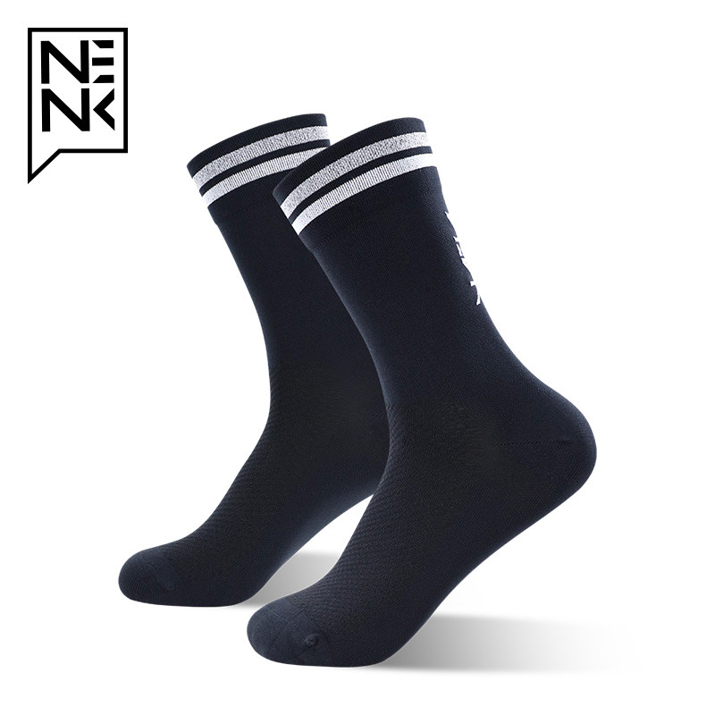 NENK riding socks reflective functional socks mountain bike road bike quick-drying breathable black riding socks