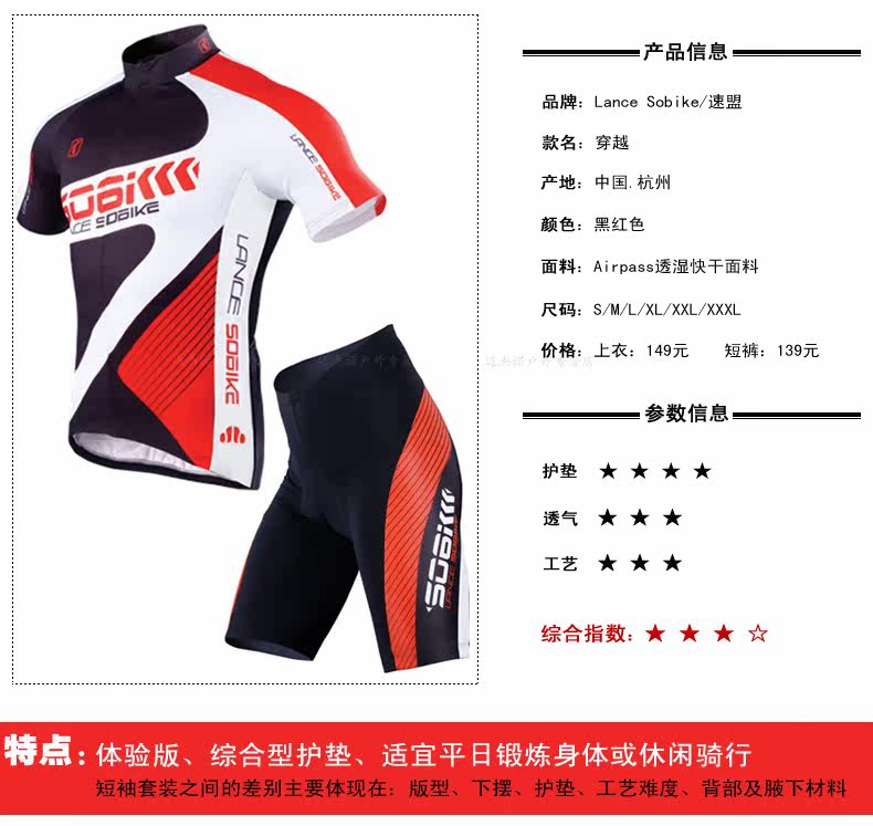 Tenue de cyclisme homme LANCE SOBIKE - Ref 2208464 Image 8