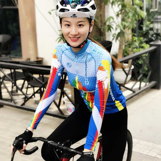 2022 new cycling clothing suits long-sleeved men's and women's mountain bike equipment road cycling clothing tops trousers equipment