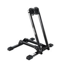 Bicycle parking rack mountain bike road maintenance support rack portable single and parallel bar folding indoor display rack