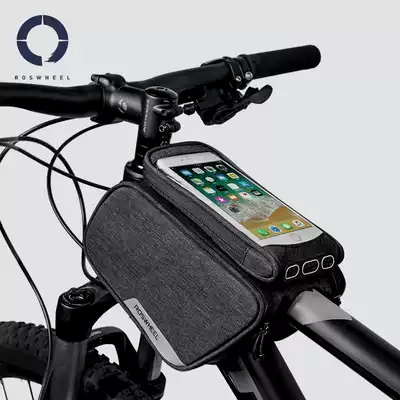 Le Xuan mountain bike bag front beam bag riding equipment bicycle accessories touch screen upper tube bag saddle bag