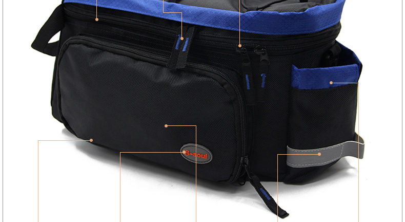 Sacoche pour vélo mixte TOSUOD - Ref 2216290 Image 16