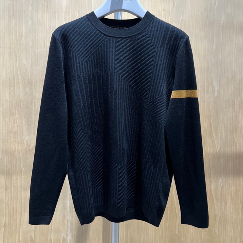 Kardanton Long-Sleeved Knitwear 25 Styles Genuine Autumn and Winter Men's Tops 2 Colors Kfcw24105Rab1 Kardanton Long-Sleeved Knitwear 25 Styles Genuine Autumn and Winter Men's Tops 2 Colors Kfcw24105Rab1