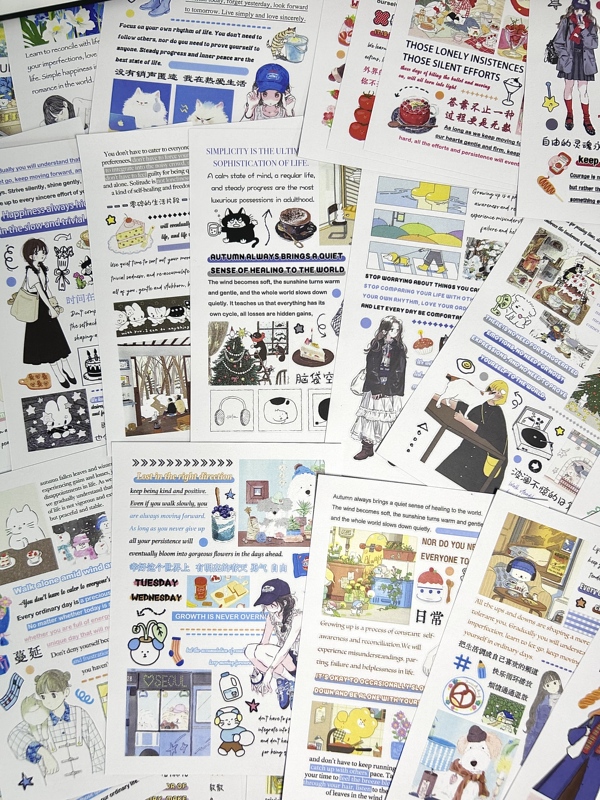 1.0 Salt Series Cutout Stickers Salt Series Characters Cute Hand-Drawn Journal Collage DIY Stickers 60 Pieces Non-Repeating 1.0 Salt Series Cutout Stickers Salt Series Characters Cute Hand-Drawn Journal Collage DIY Stickers 60 Pieces Non-Repeating