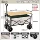 Xe cắm trại xe cắm trại trailer ngoài trời có thể gập lại bằng tay du lịch gian hàng xe đẩy cắm trại xe đẩy dã ngoại