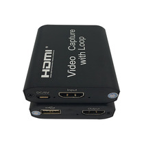 4kusb transfer hdmi computer external high-definition video acquisition card box entry free of drive ring out live tweet game ps4