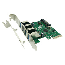 pcie turns usb3 0 desktop computer expansion card with four ports USB 10% four high speed stable sata powered 2U4U
