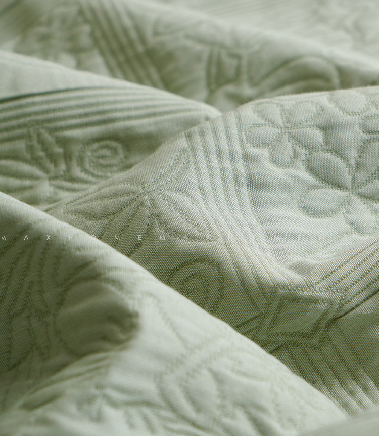 Натяжная простыня fitted sheet | 天丝棉床笠枕套三层提花柔软凉席厚实三件套四季