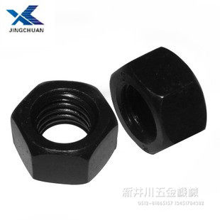 8 8 grade high strength hexagonal small nut screw cap M10-24 national standard hair black pressure plate screw cap manufacturer direct selling spot