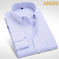 (Длинное рукав) AM020 Blue Strip