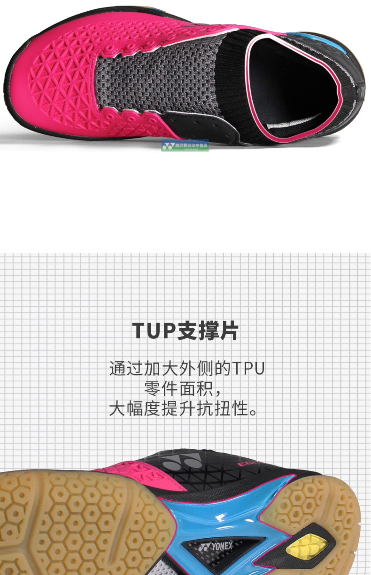 Giày cầu lông YONEX / Yonex SHB ELS ZMEX LEX WEX 03 giày thể thao nam và nữ - Giày cầu lông giầy cầu lông lining