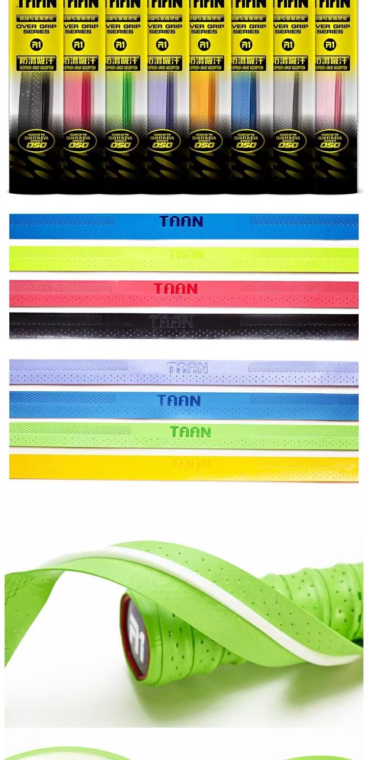 Cầu lông Taan TAAN đặc biệt dính keel với dải mồ hôi cạnh TW050 H1 gel tay vợt mizuno