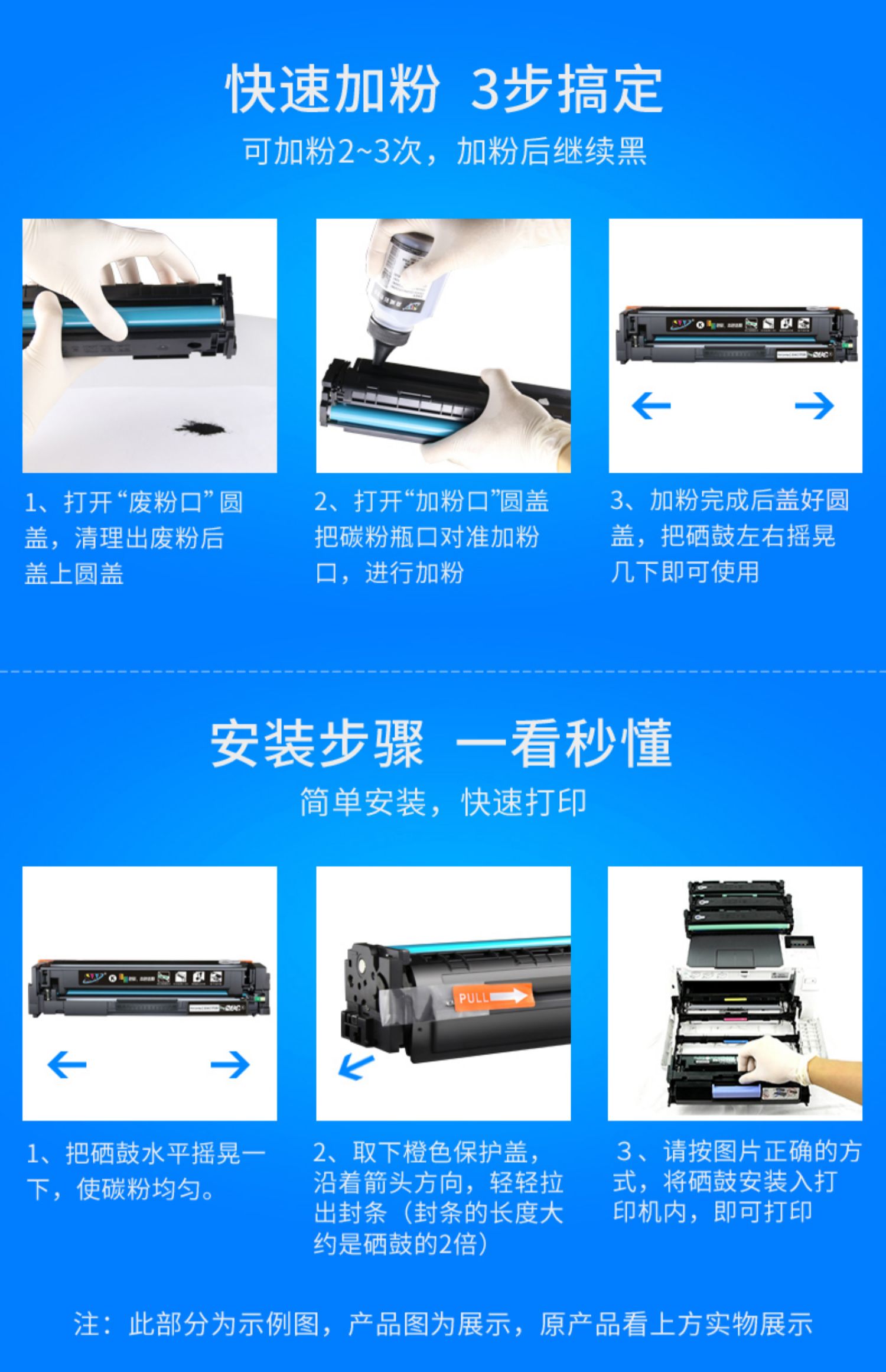 Senwei Áp dụng hộp mực HP m154a hộp mực cf510a hộp mực hp204a m180n máy in laser màu m181fw hộp mực nhỏ gọn CF530A 205A hộp mực - Hộp mực