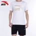 Anta sport suit nam 2018 hè mới chính thức thoáng khí tay ngắn tay ngắn quần short năm điểm quần nam bộ quần áo thu đông nam adidas Thể thao sau