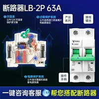 Воздушный выключатель LB-63 (2P-63A)