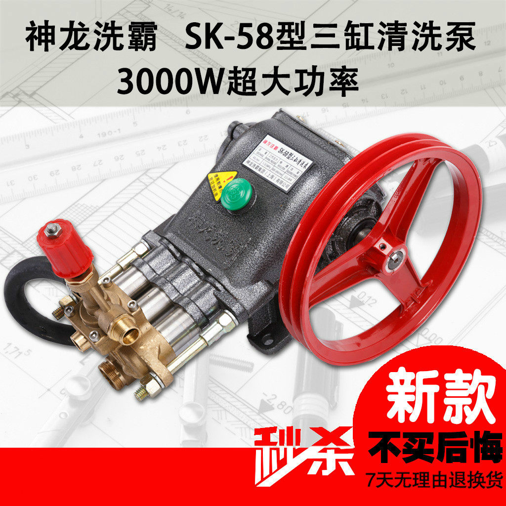Car wash shop Commercial high-pressure cleaner Carwash water pumps Car Wash Machine 55 58 58 Type 40 All copper indenter