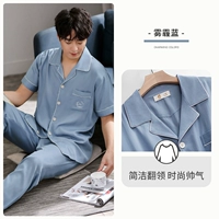 A924020 Smog Blue (тонкий и морщинистый)