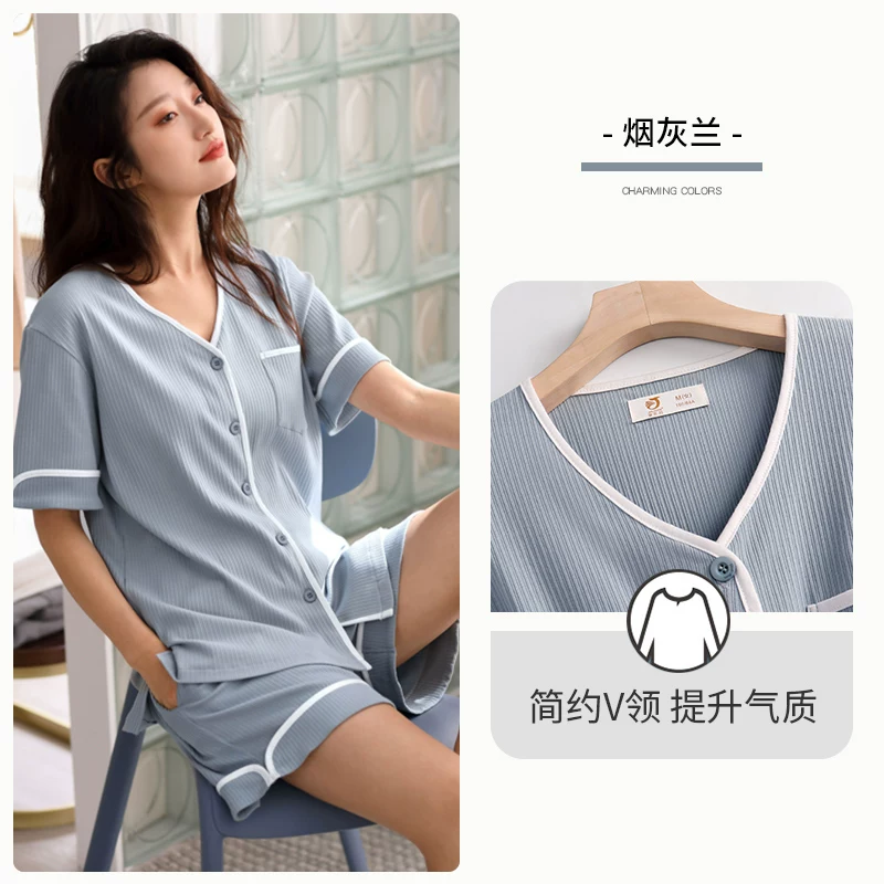 Пижама для отдыха из семейного набора Summer pijama, тонкие шортики, кардиган, комплект, с коротким рукавом