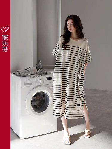 Пижама, летняя длинная юбка для отдыха, сшита из модала, короткий рукав, средней длины