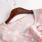 家乐芬 Осенняя пижама, осенний хлопковый летний тонкий лонгслив, демисезонный комплект