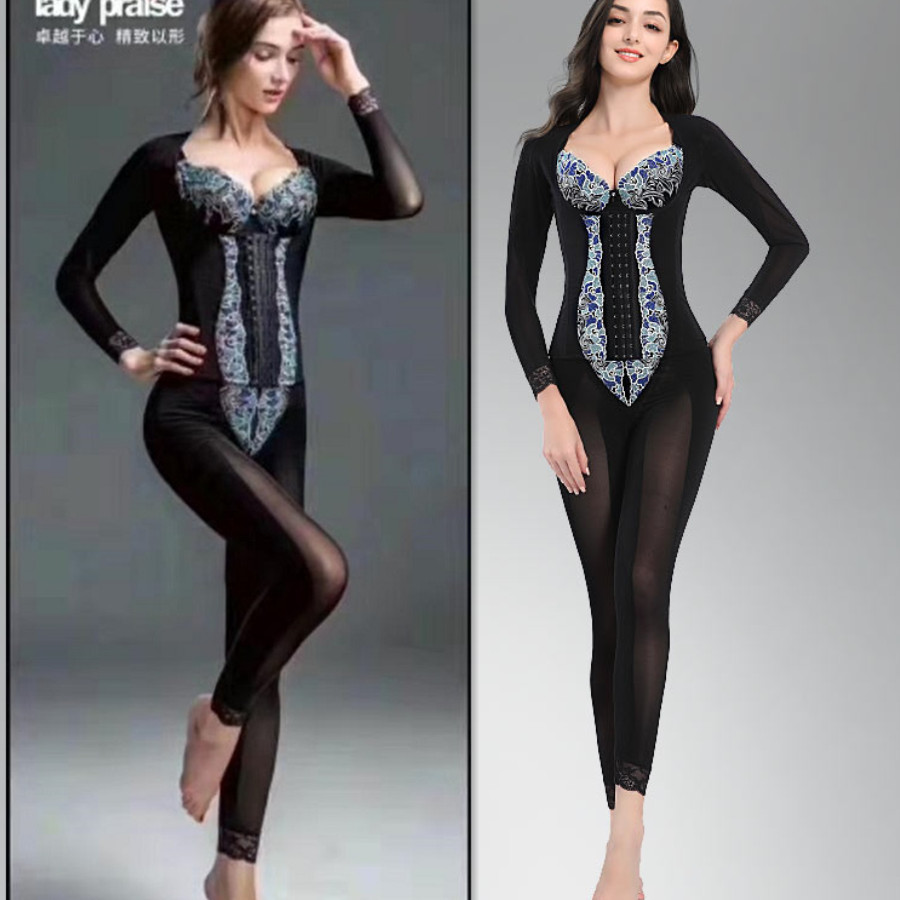 La Prairie autumn and winter body manager beauty salon shaping body underwear mold Boni long-sleeved trousers