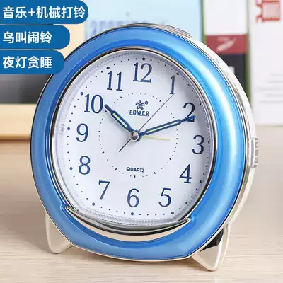 Overlord creative electronic mute alarm clock Children cartoon cute student bed clock Lazy snooze music alarm
