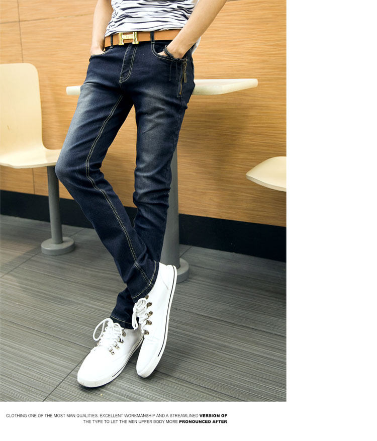 Jeans pour adolescent pieds Slim JOHNSON YUEDA - Ref 1462555 Image 14