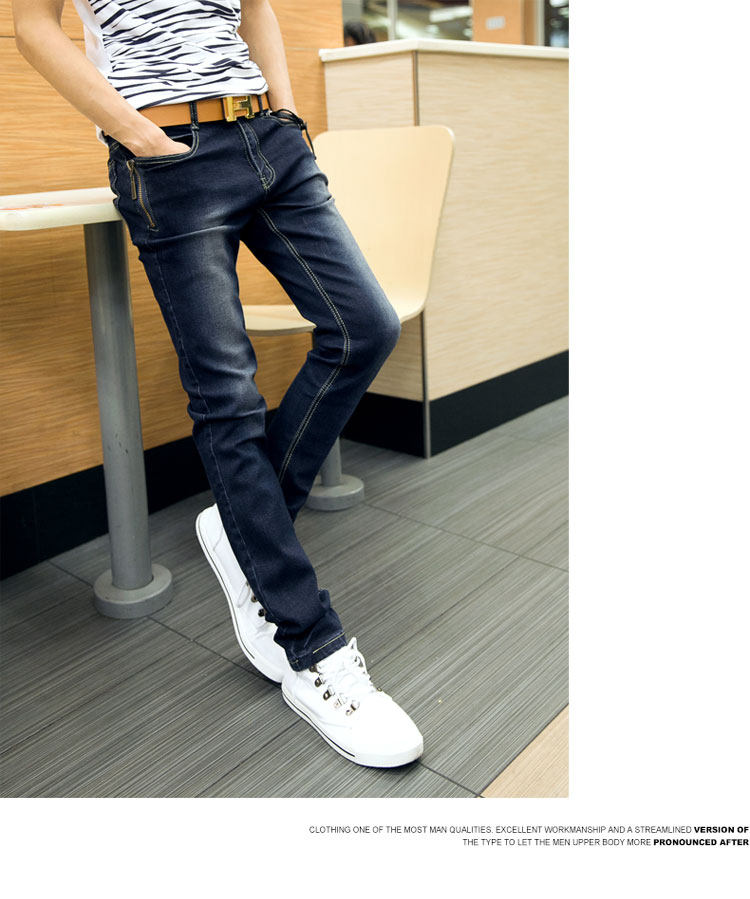 Jeans pour adolescent pieds Slim JOHNSON YUEDA - Ref 1462555 Image 16