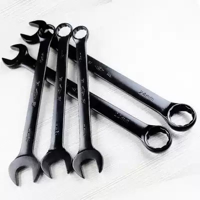 SD Shengda electrophoresis blackening] dual-purpose wrench plum blossom opening double-head wrench machine repair wrench tool