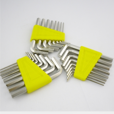 Short type flat head inner hexagonal suit machine for 8 pieces set small number of short inner 6 corner plate hand 6 corner key plate sub-tool set group