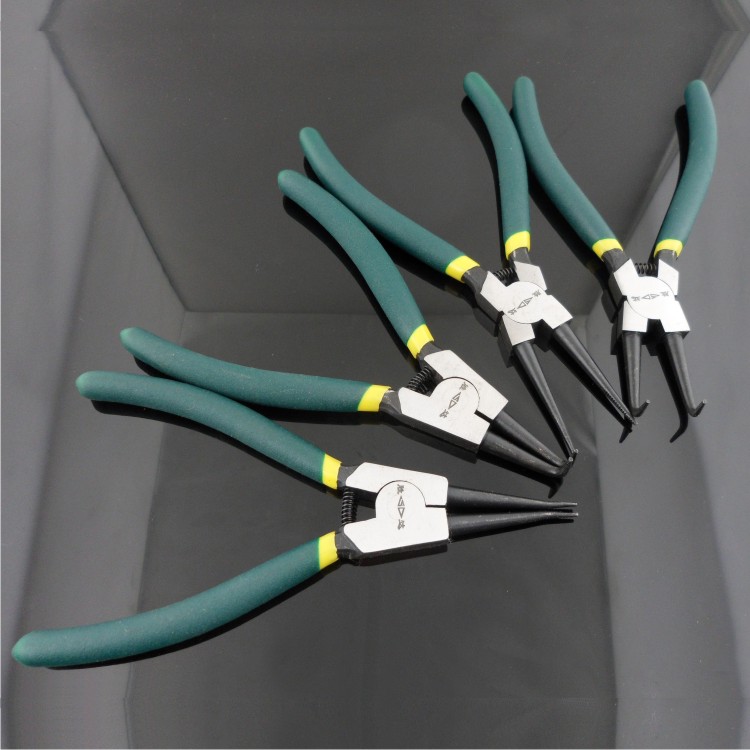 SD Shengda tools External use Internal dip plastic handle retainer pliers C-type buckle pliers Spring installation and removal pliers 