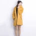 Áo khoác len mới mùa đông mỏng nữ LE252 trùm đầu giữa áo len ấm áp cho mẹ - Trung bình và dài Coat