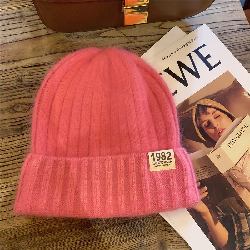 Women's Cute Solid Color Eaveless Wool Cap display picture 13