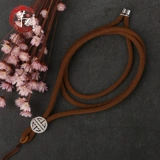 芊雅 Подвеска, ремешок, ожерелье из шнура подходит для мужчин и женщин, серебро 925 пробы, простой и элегантный дизайн